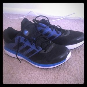 Blue and Black Adidas Sneakers